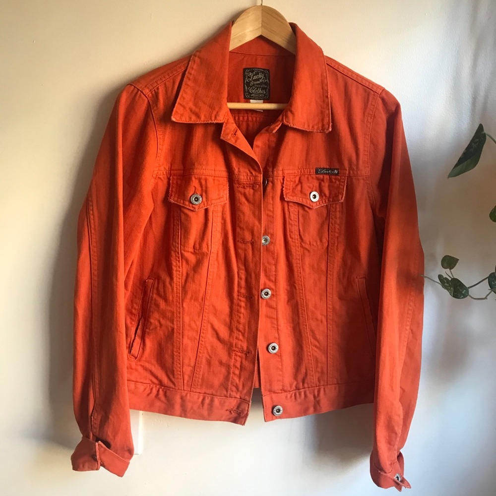Orange jacket
